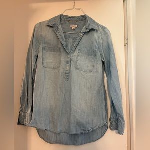 Chambray top blue Jean
